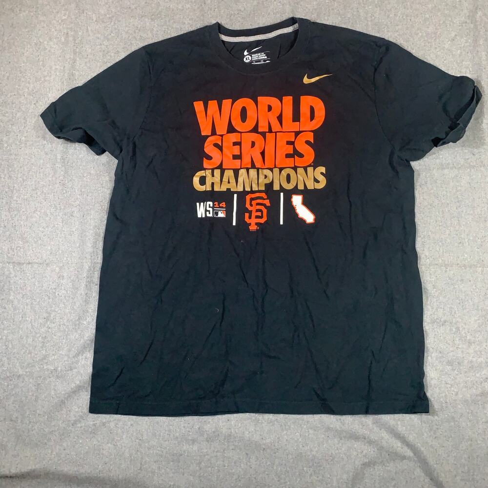 San Francisco World series Champions Tshirt Men Xlarge WS 14